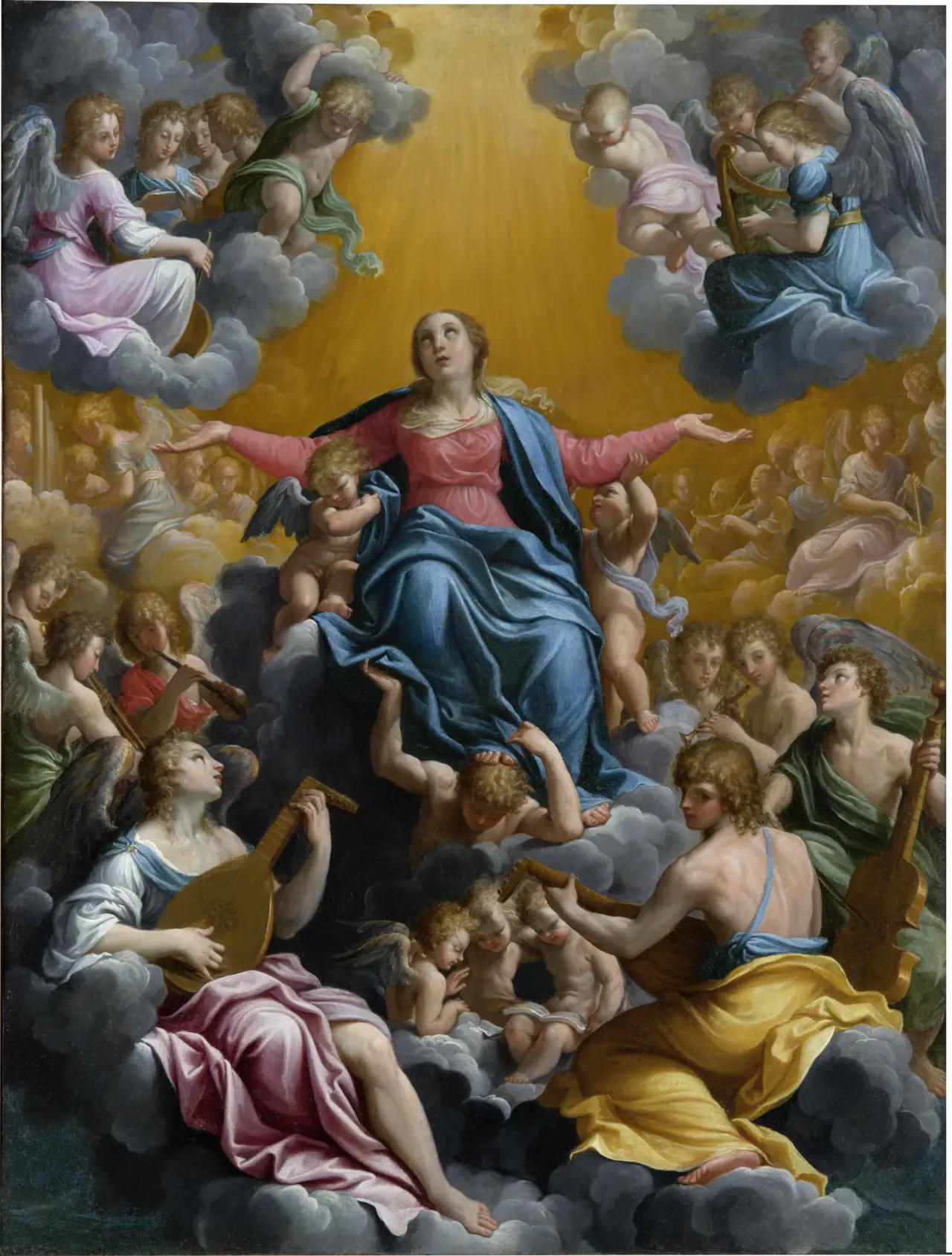 Assomption de la Vierge - Guido Reni image 1 copie de tableau peinte à la main