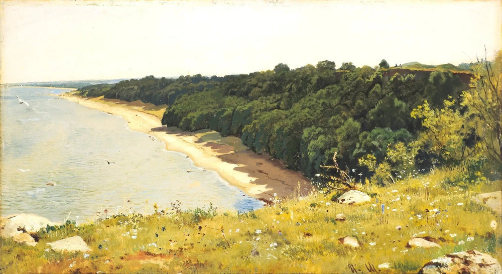 Au bord de la mer - Ivan Chichkine image 1 copie de tableau peinte à la main