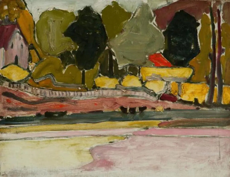 एक नदी के किनारे - पीट मोंड्रियन