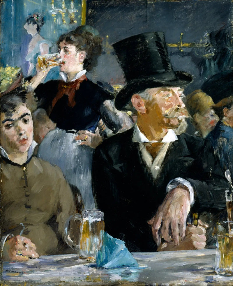 कैफे में, कैफे-कॉन्सर्ट - Édouard Manet