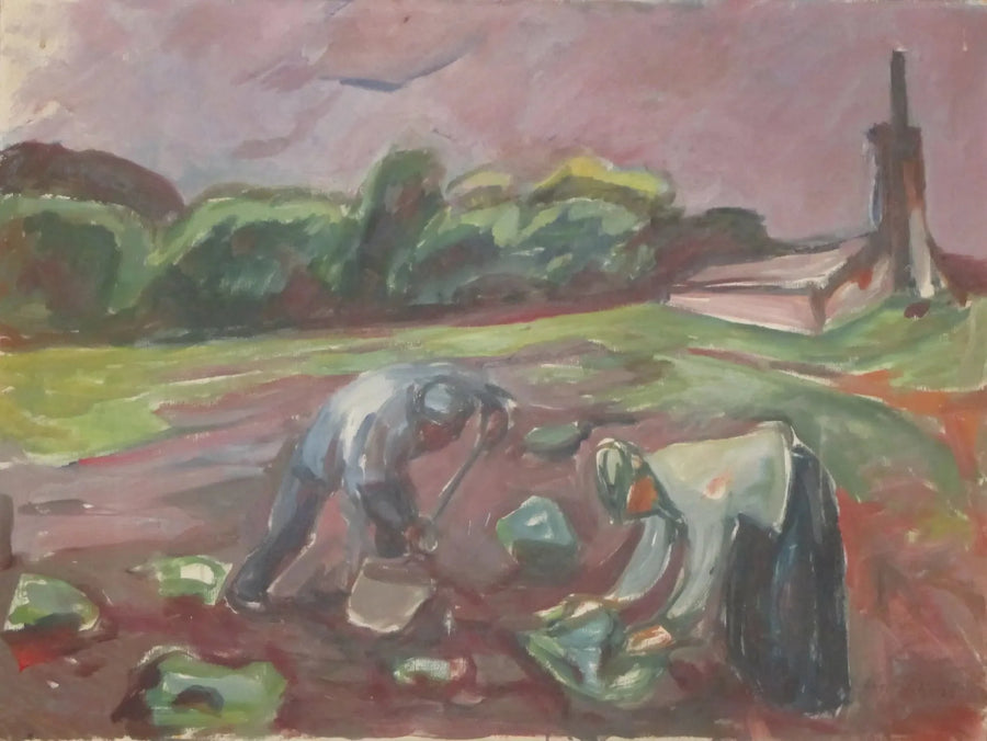 ग्रीनहाउस के पास काम - एडवर्ड मंक
