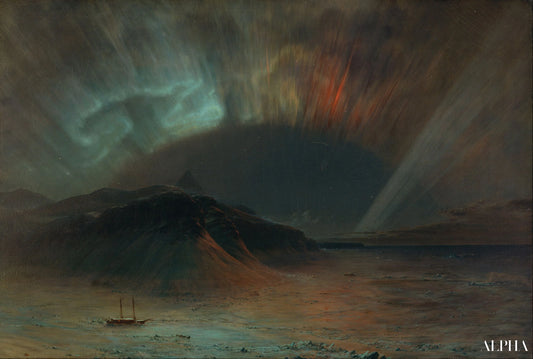 Aurora Borealis - Frederic Edwin Church - Reproductions de tableaux et peintures haut de gamme