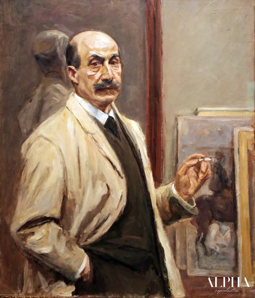 AutoPortrait, 1910 - Max Liebermann - Reproductions de tableaux et peintures haut de gamme