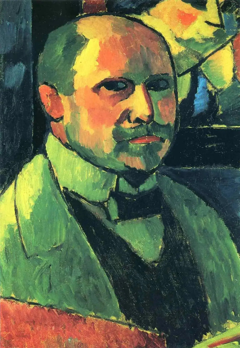 आत्मचित्र 1912 - अलेक्सेज़ वॉन जावलेंस्की