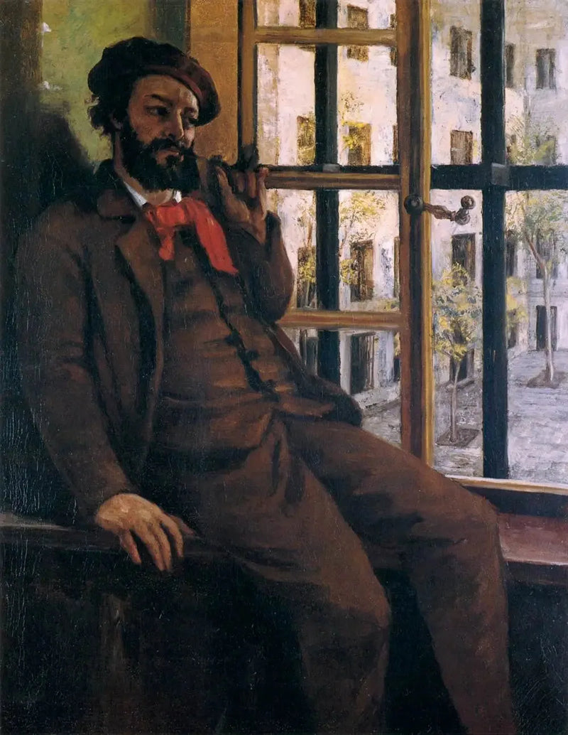 स्व-चित्र Sainte-Pélagie - Gustave Courbet