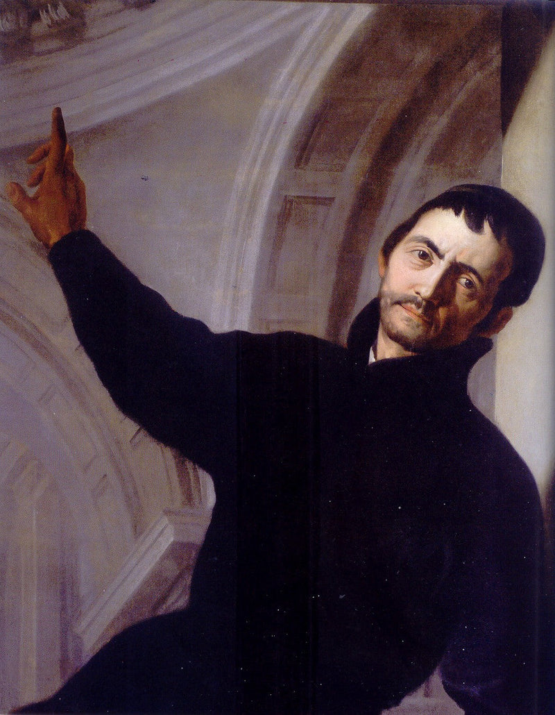 आत्मचित्र - एंड्रिया पोज़्ज़ो