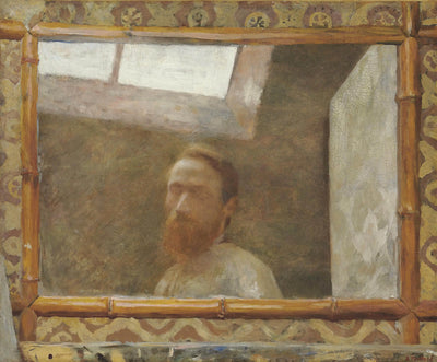 Autoportrait au miroir de bambou - Édouard Vuillard - Alpha Reproduction
