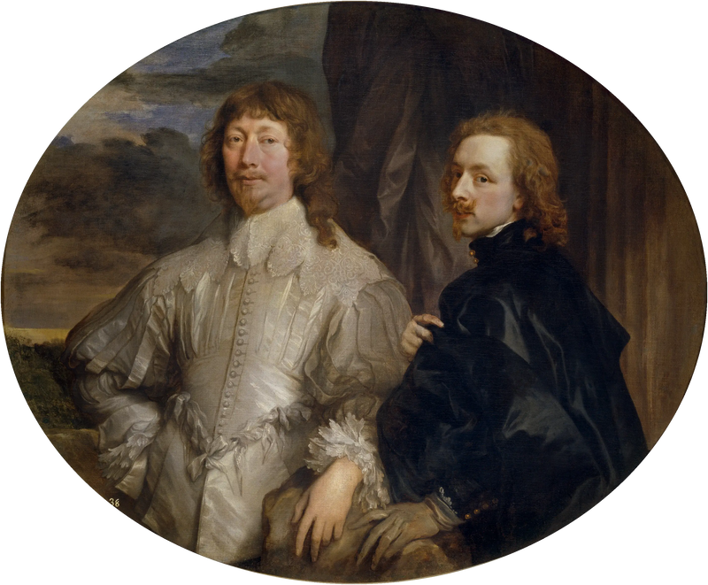 आत्मचित्र के साथ एंडीमियन पोर्टर - Antoine van Dyck