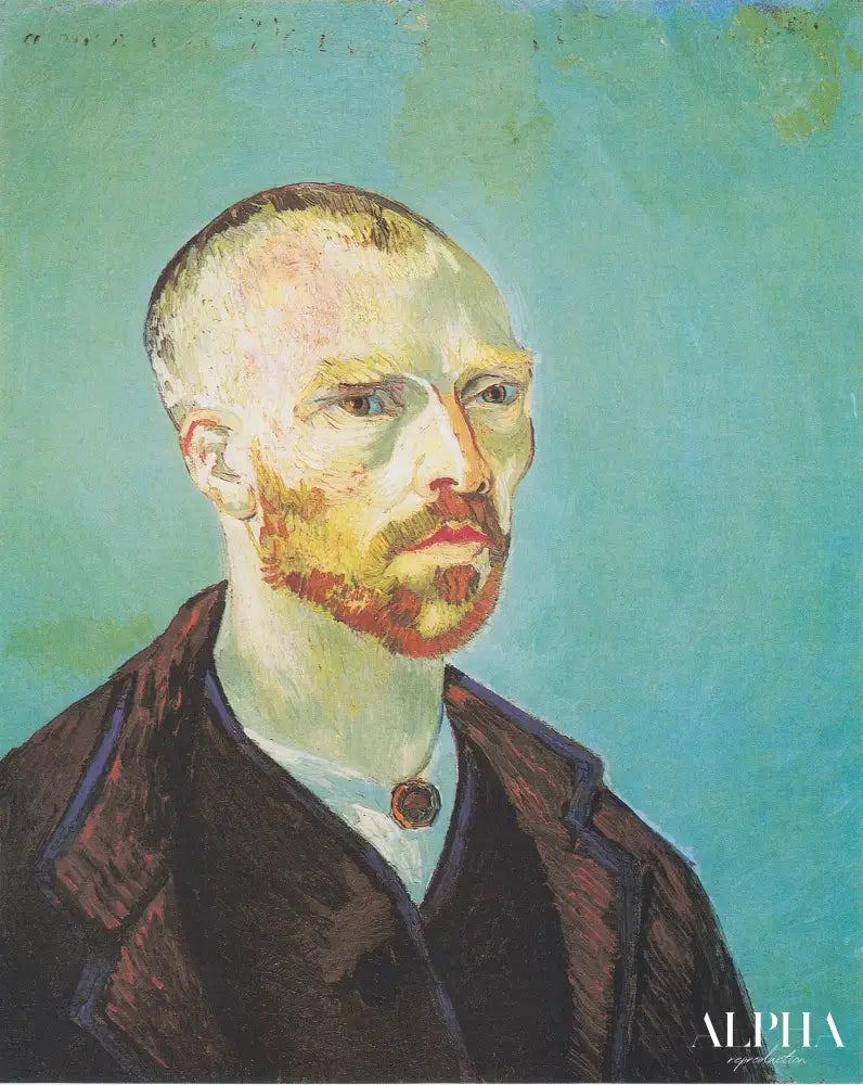 Autoportrait (dédié à Paul Gauguin) - Van Gogh - Reproductions de tableaux et peintures haut de gamme