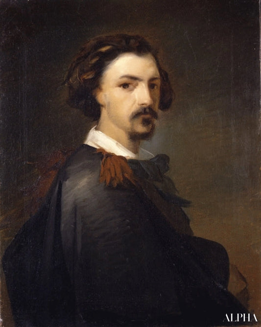 Autoportrait - Gerolamo Induno Reproductions de tableaux à la peinture à l’huile
