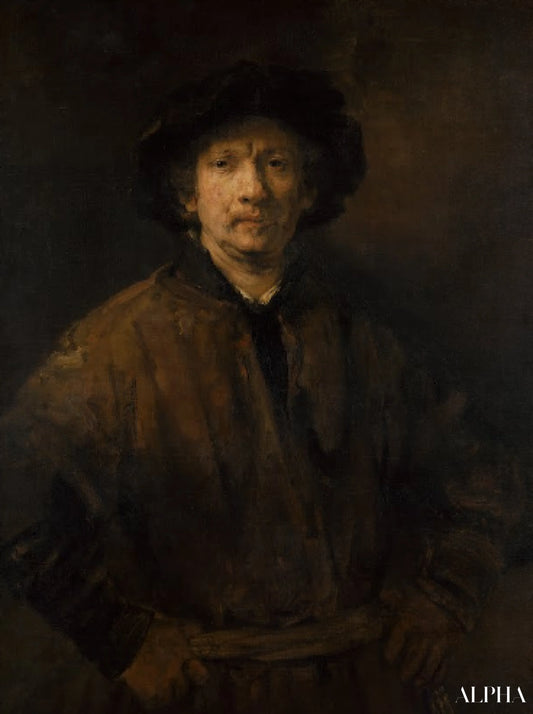 Autoportrait - Rembrandt van Rijn - Reproductions de tableaux et peintures haut de gamme