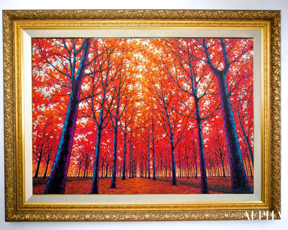 Autumn Face - Veerasak | 150 x 100 cm Reproductions de tableaux à la peinture à l’huile