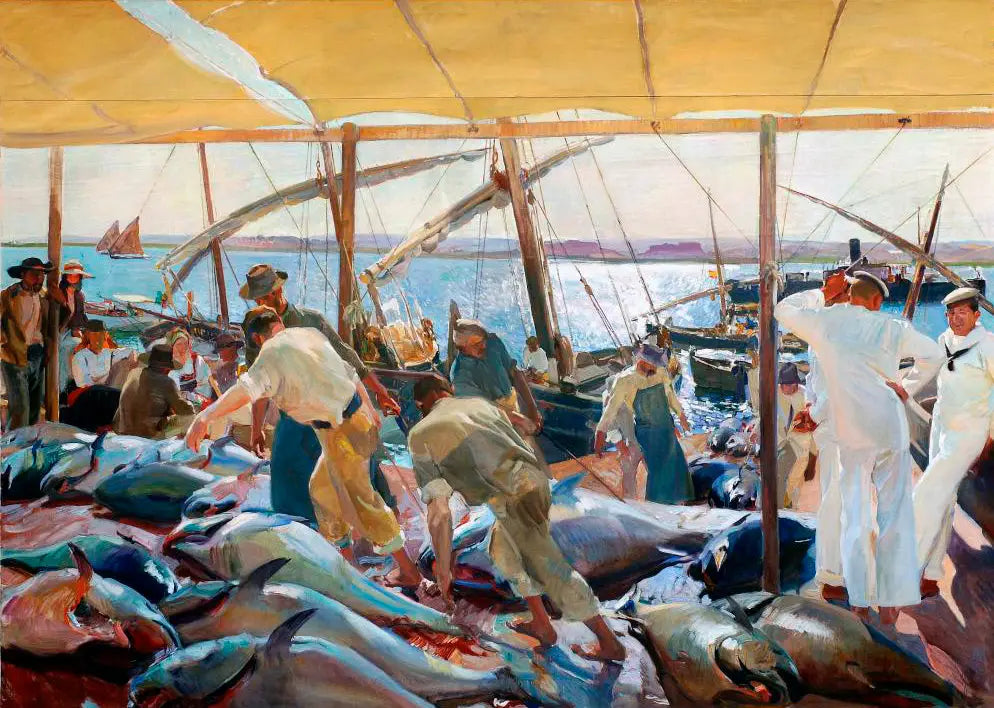 Ayamonte - Joaquín Sorolla image 1 copie peinte à la main à l’huile