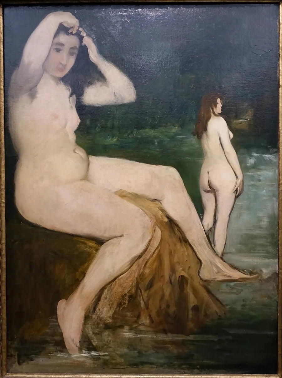 सीन में स्नान करने वाली महिलाएँ - Édouard Manet