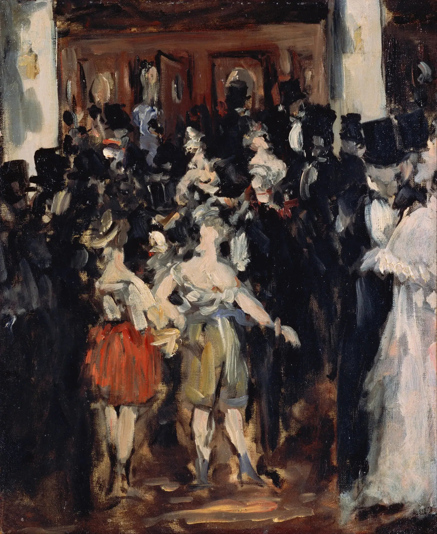 ओपेरा में मास्केड बॉल - Édouard Manet