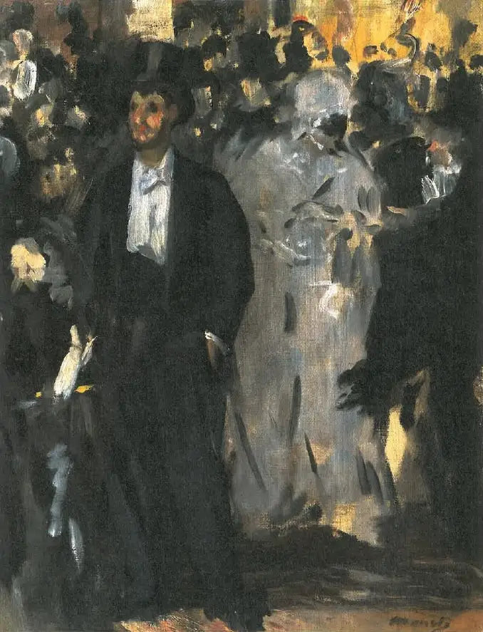 ओपेरा में मास्केड बॉल - Édouard Manet