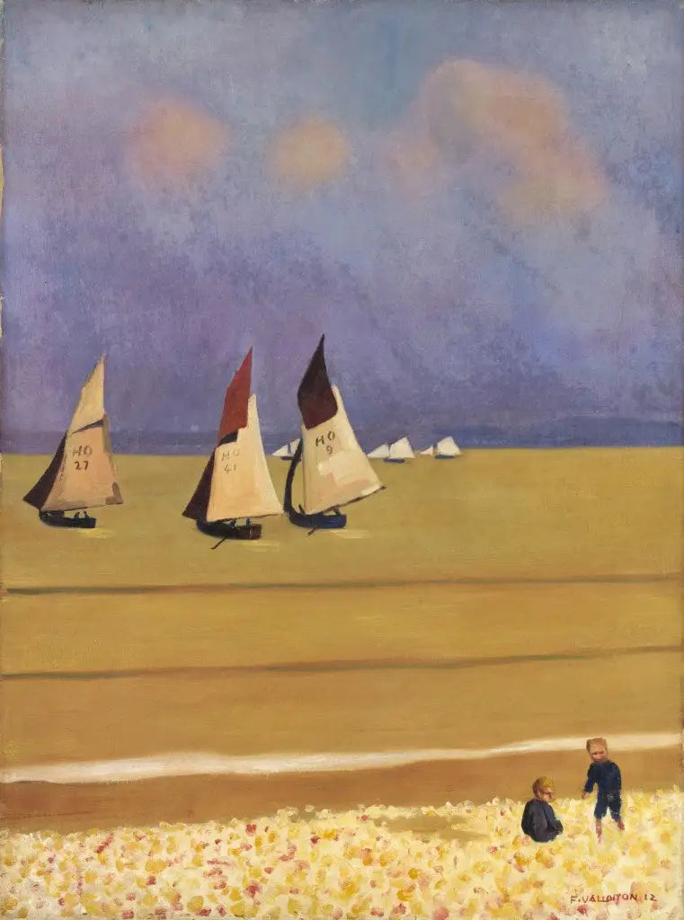 Barques à Honfleur - Félix Vallotton - Alpha Reproduction