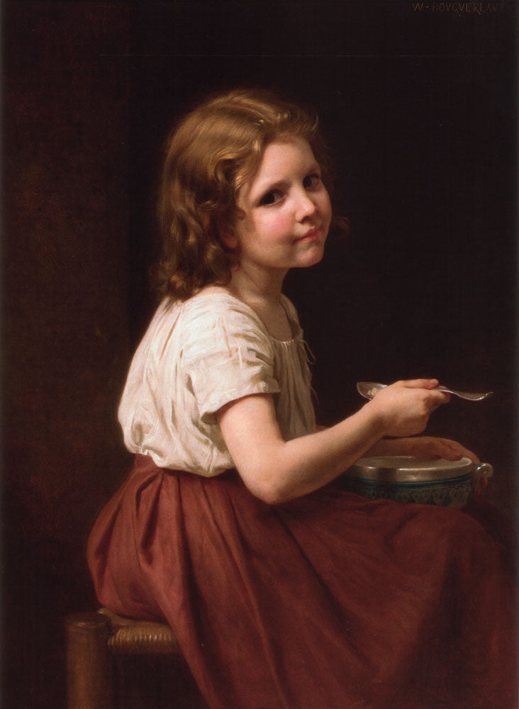 La Soupe, version originale (1865) - Bouguereau
