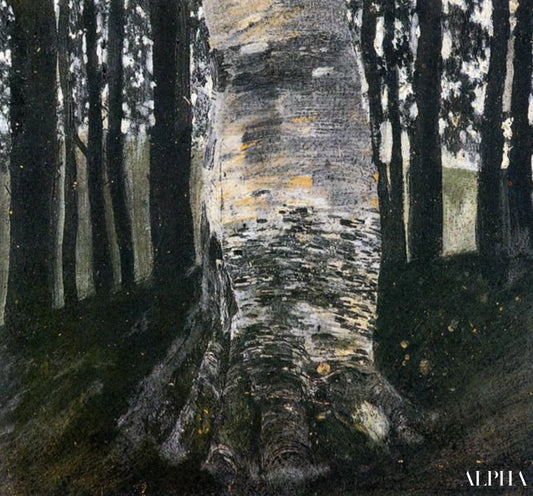 Bouleau dans une forêt - Gustav Klimt - Reproductions de tableaux et peintures haut de gamme