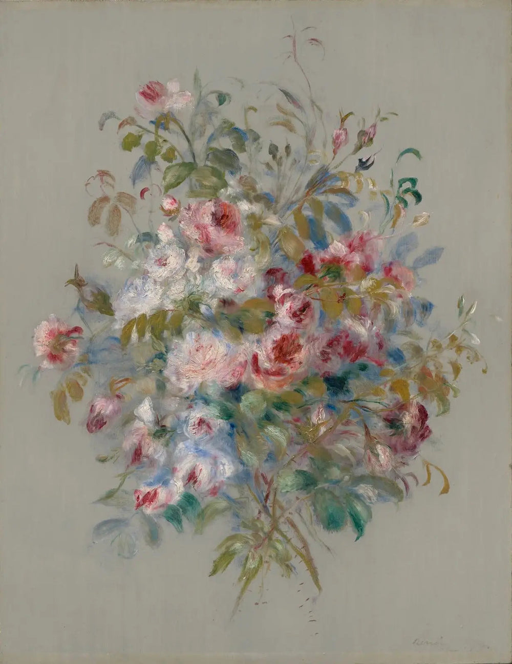 Bouquet de roses - Pierre-Auguste Renoir image 1 reproduction réalisée par Alpha Reproduction