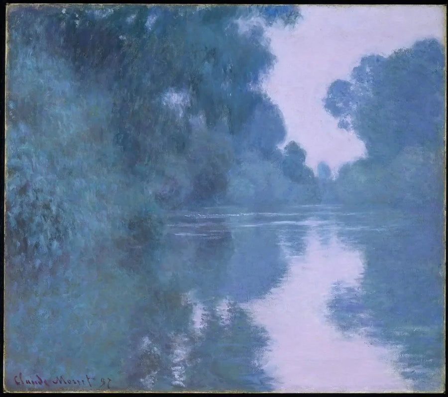 गिवर्नी के पास सेन नदी का किनारा। - क्लॉड मोनेट
