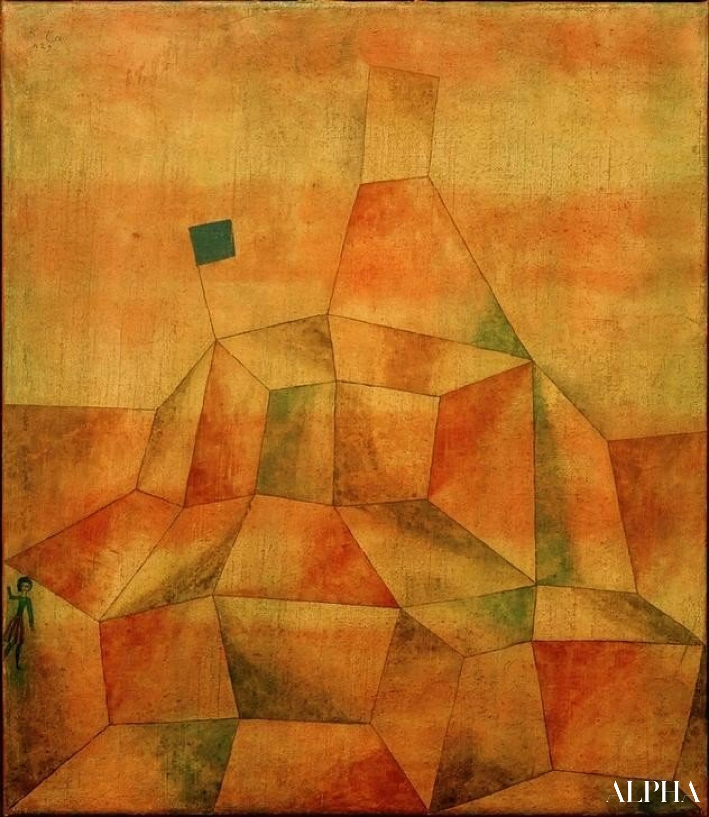 Burghuegel, 1929 - Paul Klee - Reproductions de tableaux et peintures haut de gamme