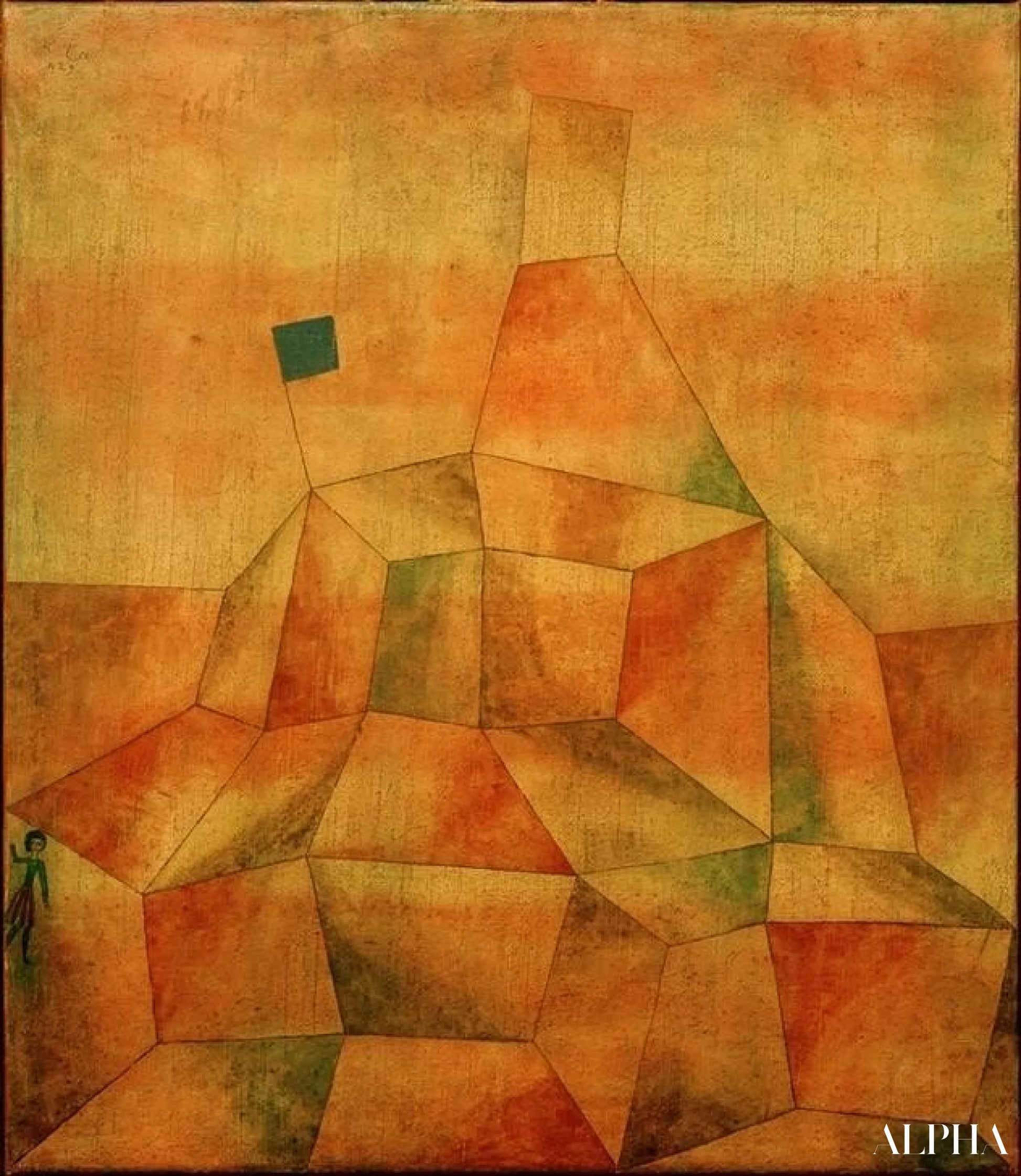 Burghuegel, 1929 - Paul Klee - Reproductions de tableaux et peintures haut de gamme