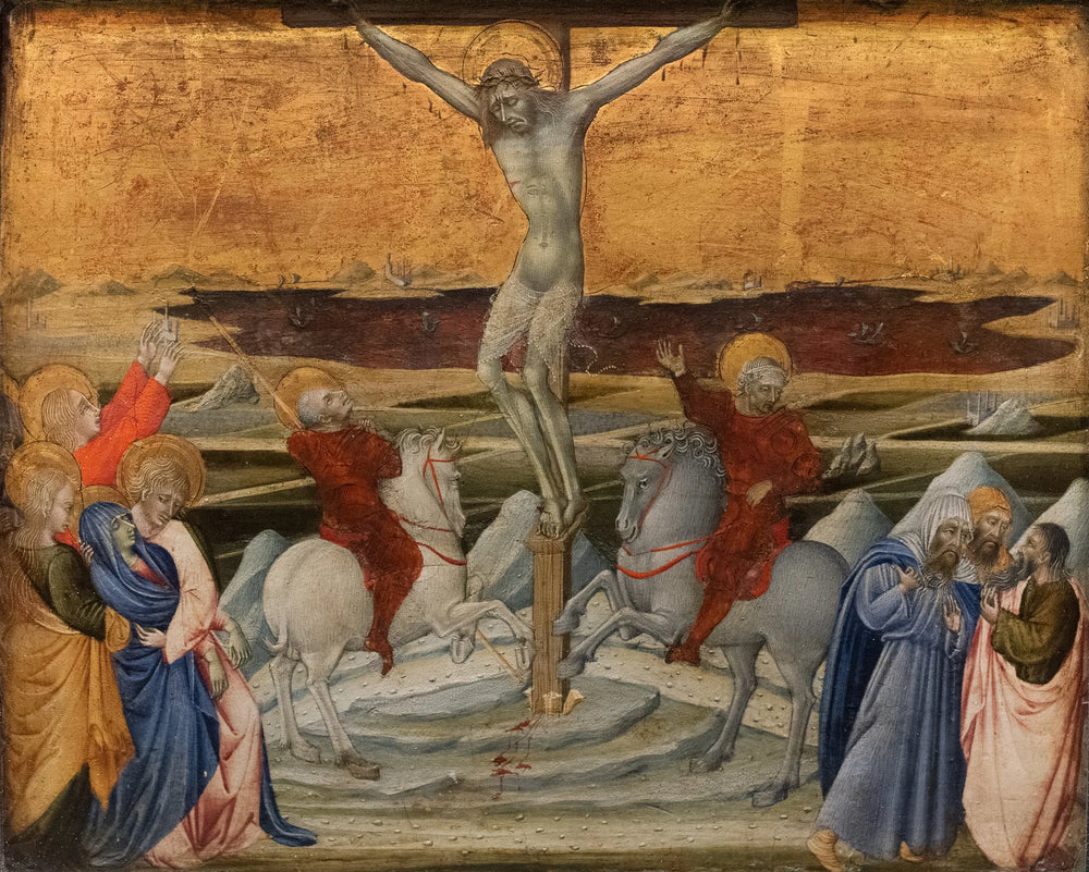 Calvaire - Giovanni di Paolo image 1 reproduction artisanale de tableau