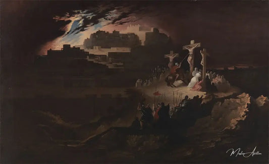 Calvaire - John Martin - Reproductions de tableaux et peintures haut de gamme