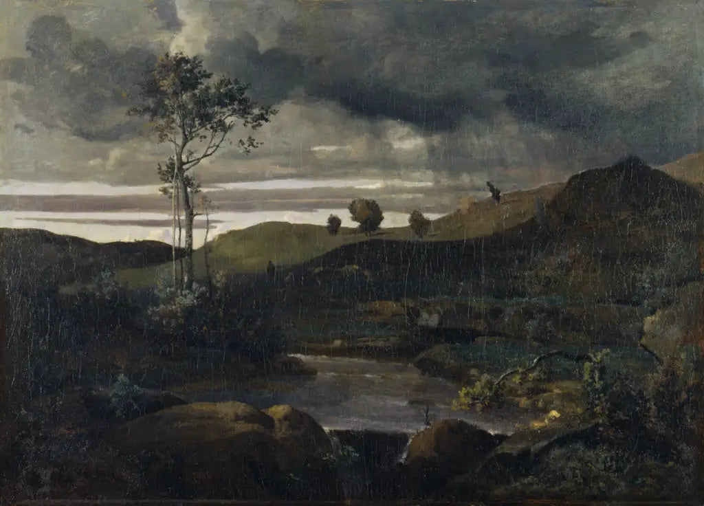 Campagne de Rome en hiver - Jean-Baptiste Camille Corot - Alpha Reproduction
