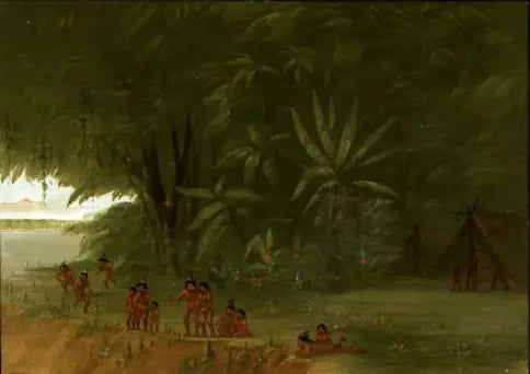 माउहीस का शिविर - जॉर्ज कैटलिन