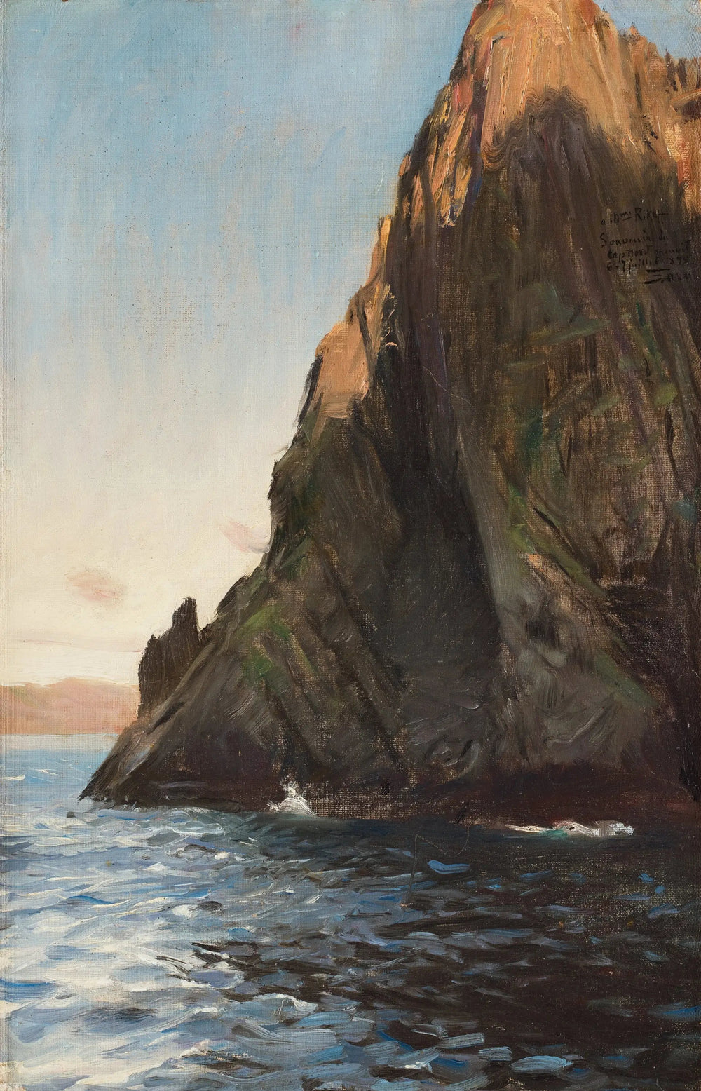 Cap Nord avec le soleil de minuit - Anders Zorn image 1 reproduction réalisée par Alpha Reproduction