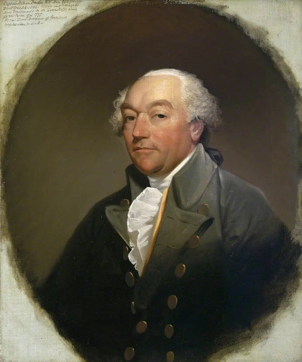 Capitaine William Locker, 1731-1800 - Gilbert Stuart image 1 reproduction de peinture à l’huile