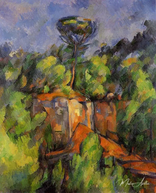 Carrière de Bibemus - Paul Cézanne - Reproductions de tableaux et peintures haut de gamme