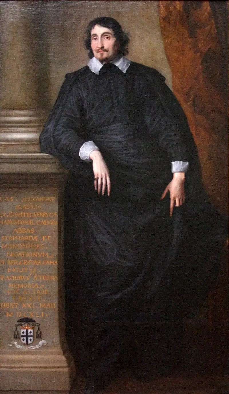 चेसारे अलेसांद्रो स्कालिया दी वेरुआ, अभे दे स्टाफार्डा और मंडानिकी - Antoine van Dyck