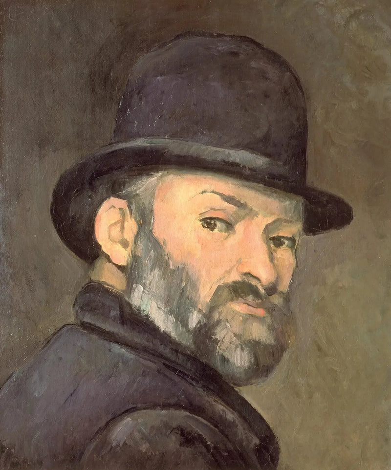 Cezanne टोपी के साथ - पॉल सेज़ान