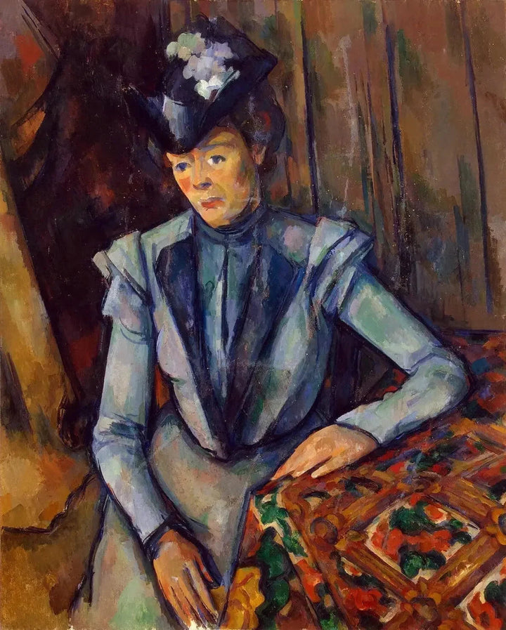 द लेडी इन ब्लू, लगभग 1900-1904- Paul Cézanne