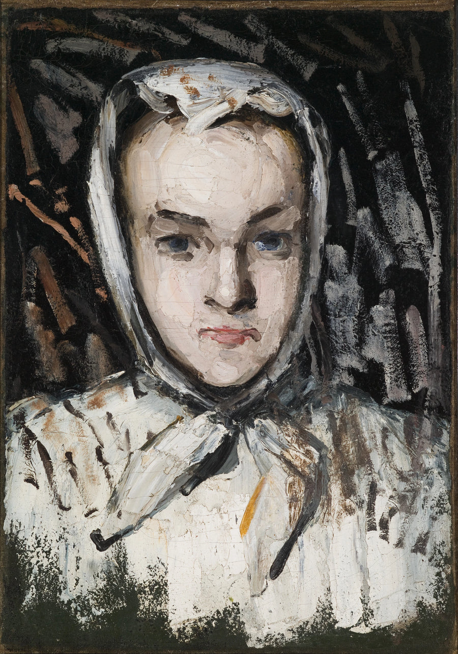Portrait de Marie Cézanne, sœur de l’artiste, 1866–1867, Saint Louis Art Museum – reproduction peinture à l’huile sur toile