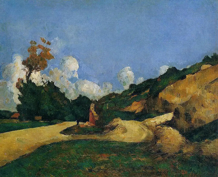 सड़क, लगभग 1871 - Paul Cézanne