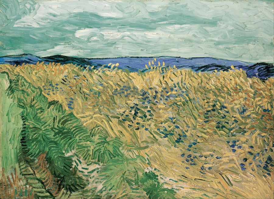 Champ de blé aux bleuets de Vincent van Gogh, 1890, Fondation Beyeler