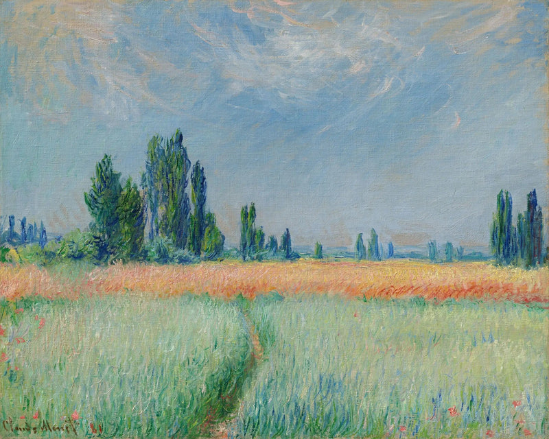 गेहूं का खेत - Claude Monet