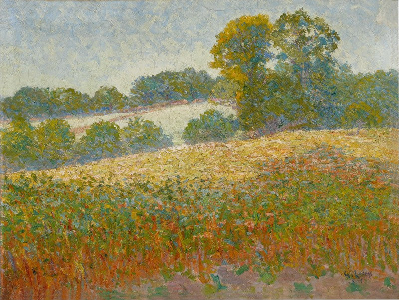 फूलों का क्षेत्र - Gustave Loiseau