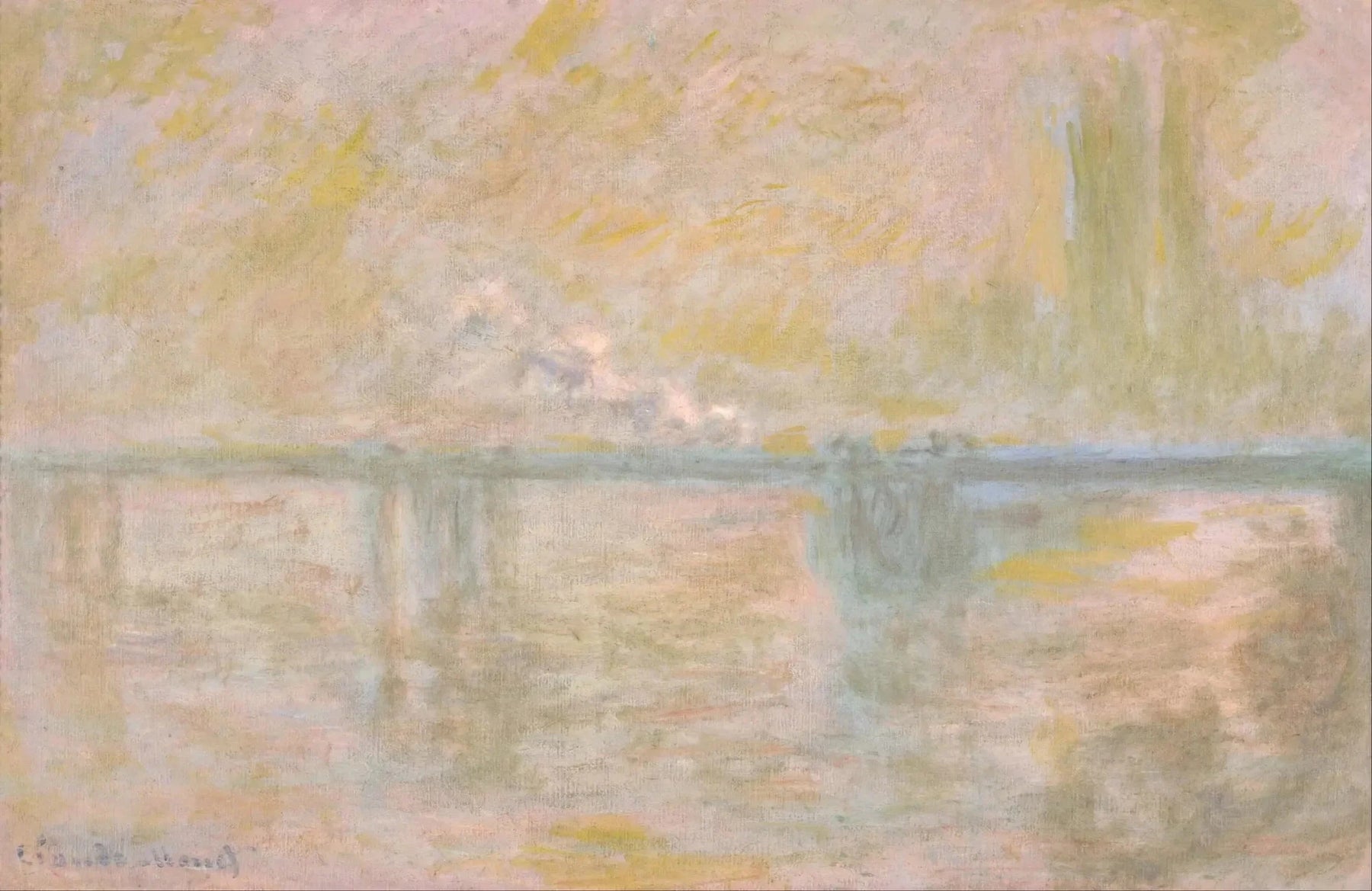 Charing-Cross Bridge in London de Claude Monet, vers 1902 – Tokyo P.1959-0154