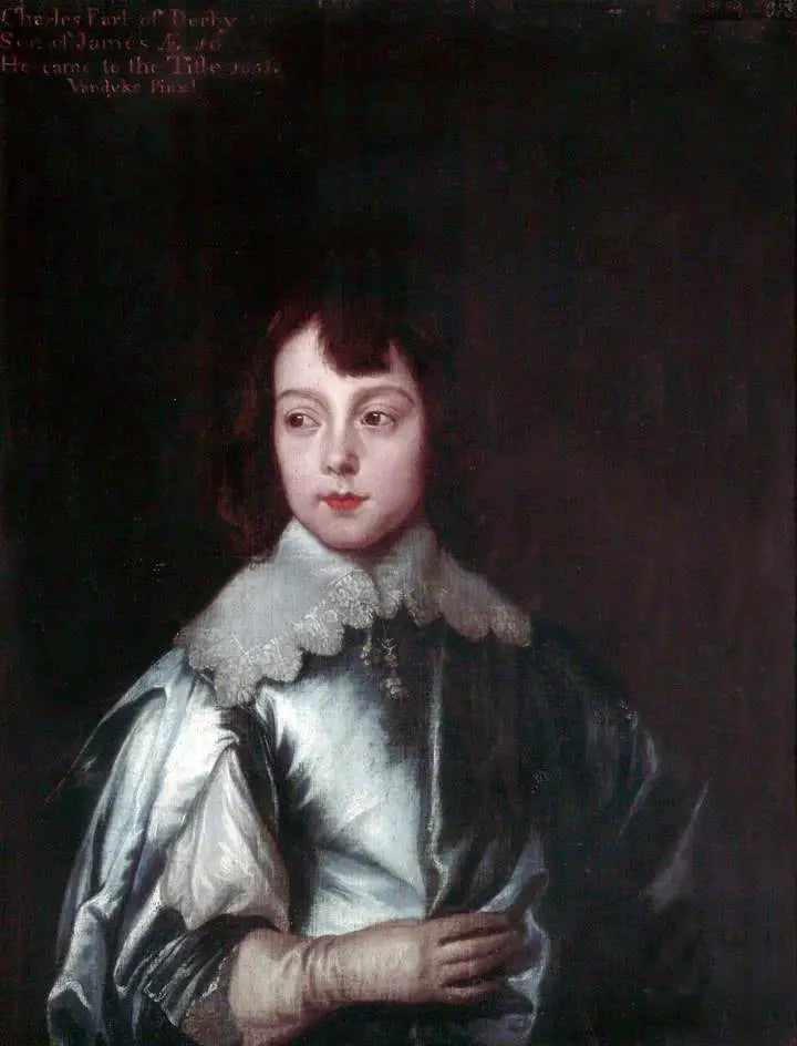 चार्ल्स स्टैनली (1628–1672), डर्बी के 8वें काउंट - Antoine van Dyck