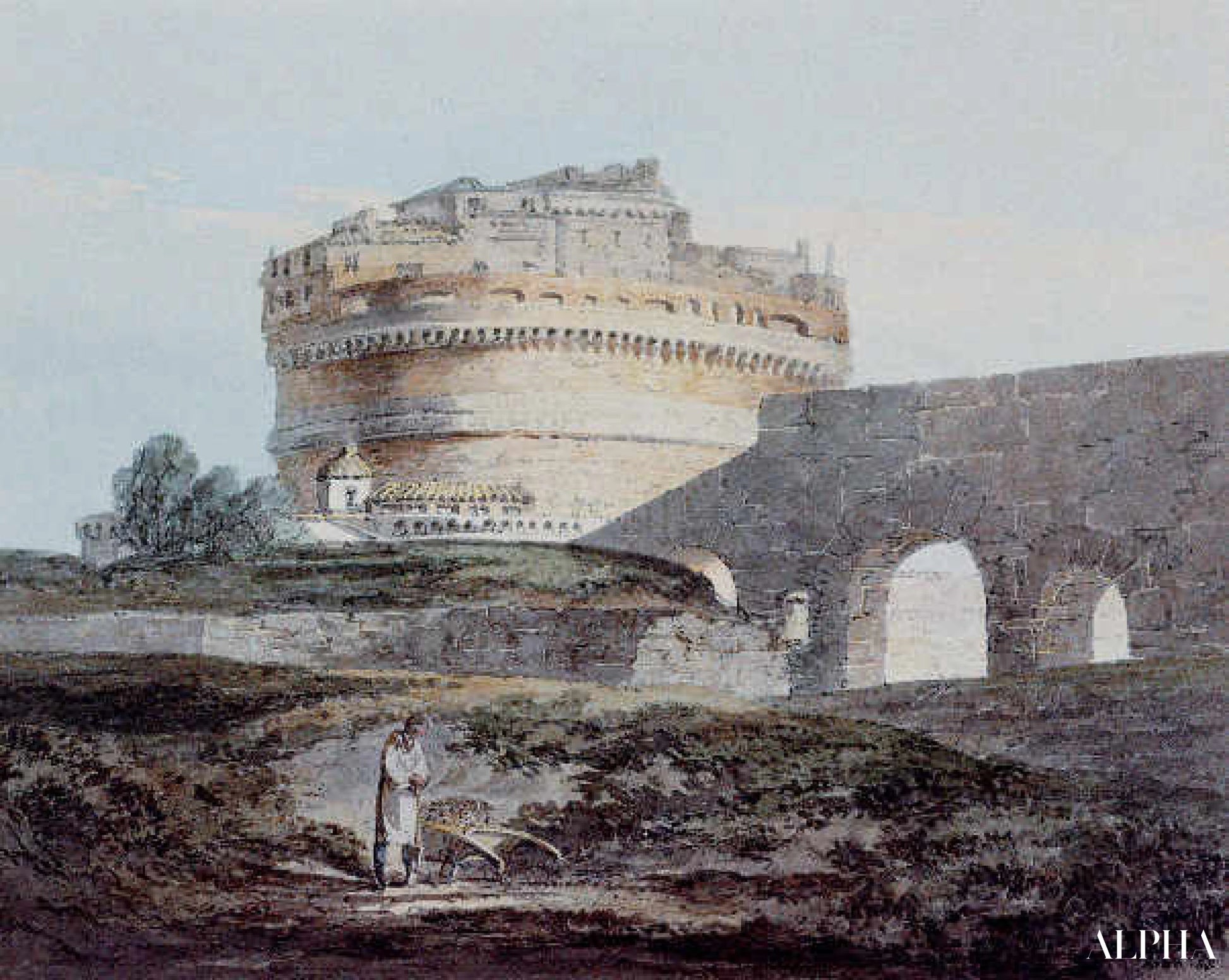 सैन एंजेलो का किला - विलियम टर्नर - उच्च गुणवत्ता वाली चित्रकला और पेंटिंग की प्रतियां