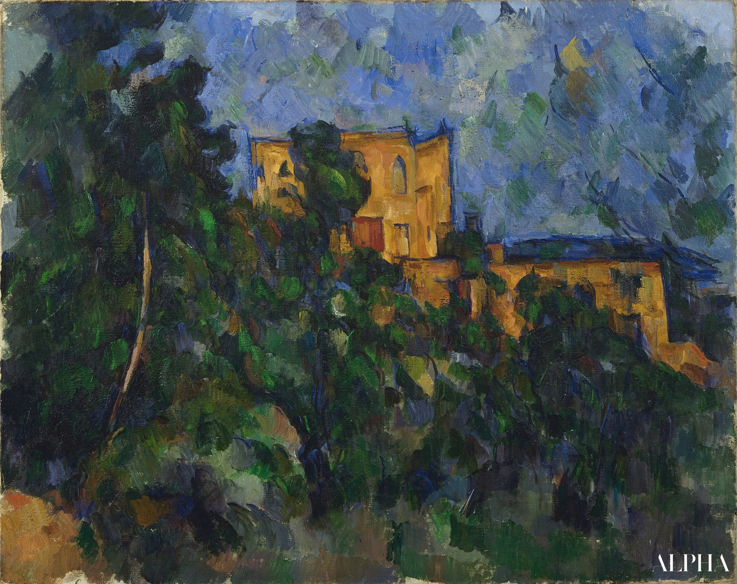 Château Noir - Paul Cézanne - Reproductions de tableaux et peintures haut de gamme