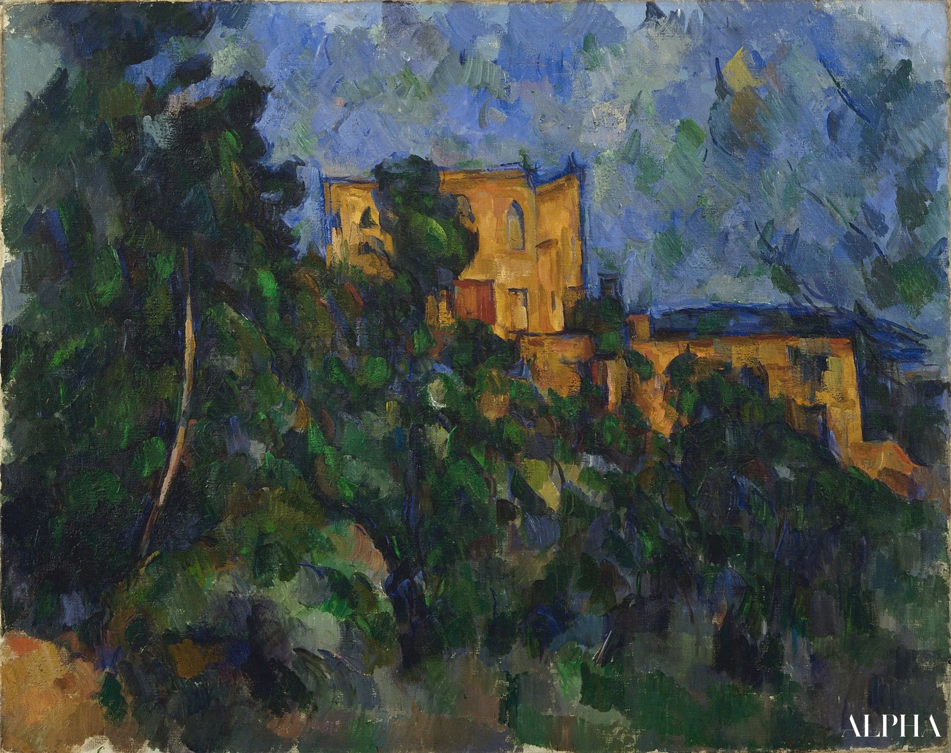 Château Noir - Paul Cézanne - Reproductions de tableaux et peintures haut de gamme