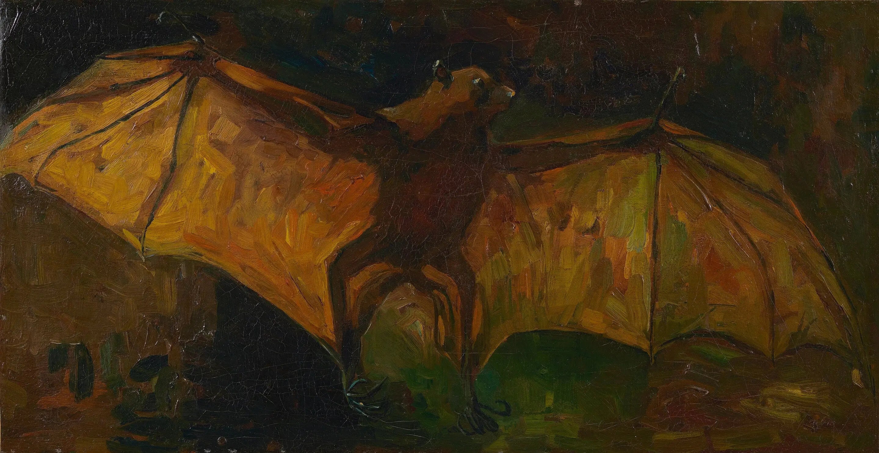 Reproduction du tableau « Chauve-souris - Vincent van Gogh » par Alpha Reproduction en peinture à l’huile