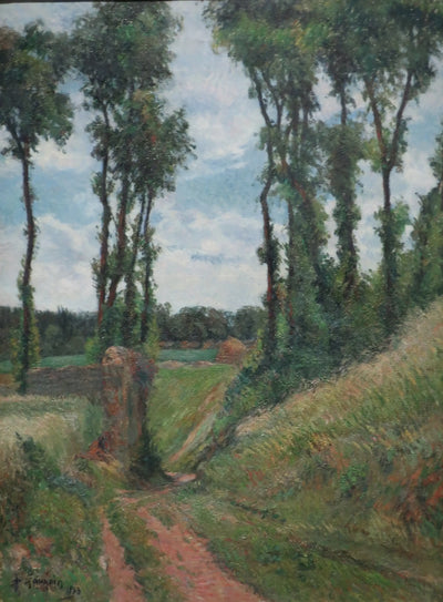 Chemin aux peupliers Osny - Paul Gauguin - Alpha Reproduction