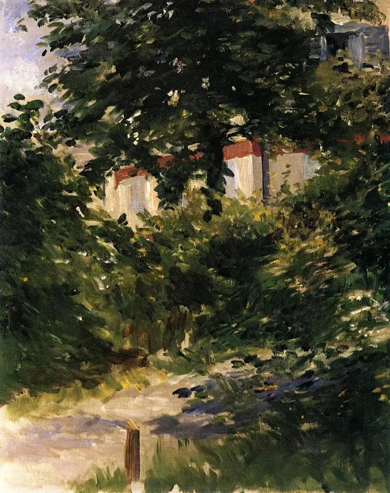 रुयिल में बाग का रास्ता - Édouard Manet